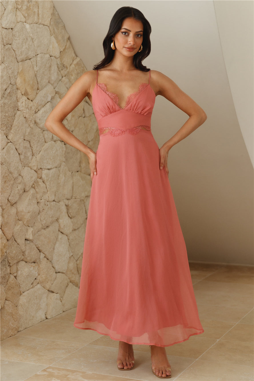 Searching For Style Maxi Dress Rose