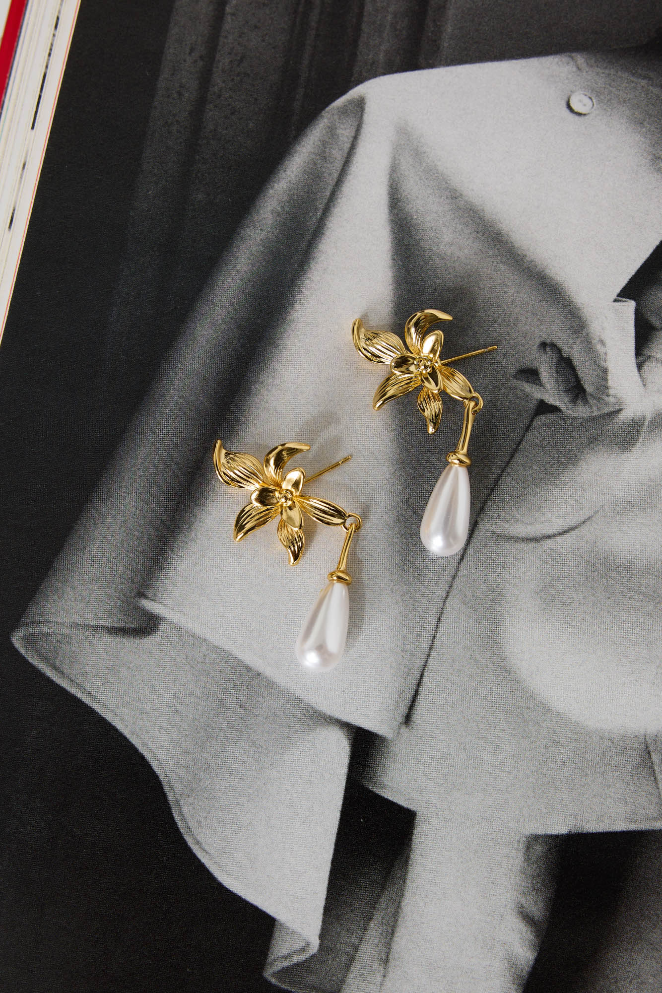 18k Gold Plated In Season Earrings Gold