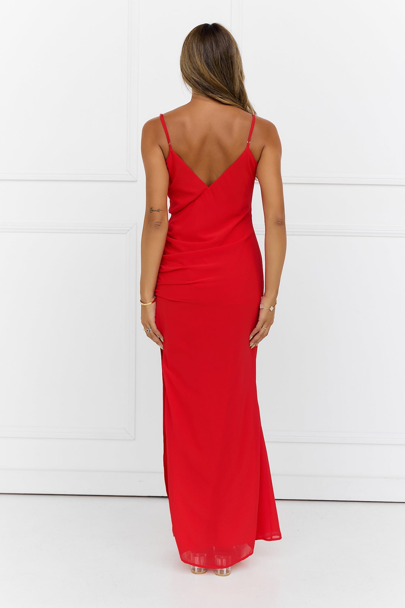 Spark Of Excitement Maxi Dress Tangerine