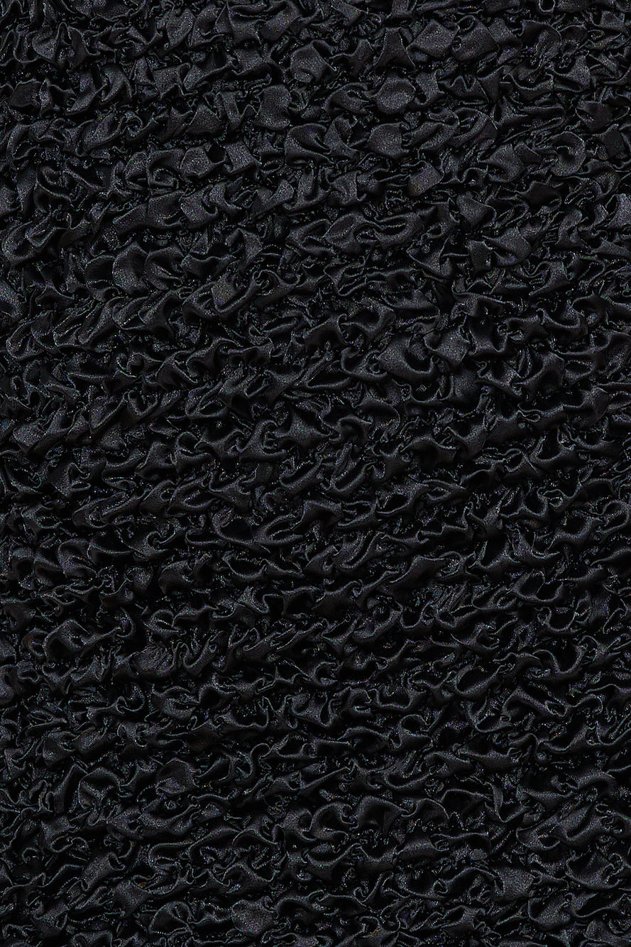 Scrunchie Mini Dress Black
