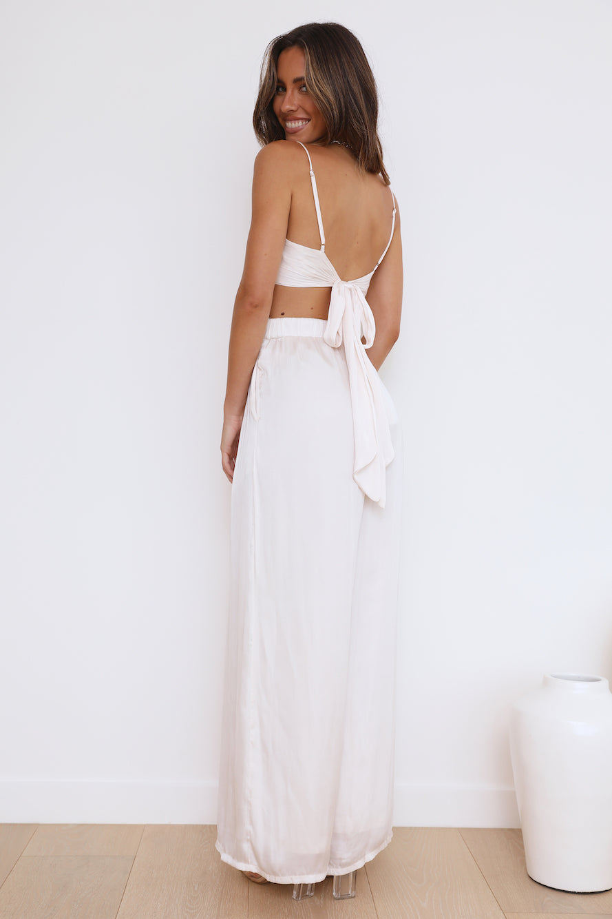 Sweeter Feelings Crop Top Cream