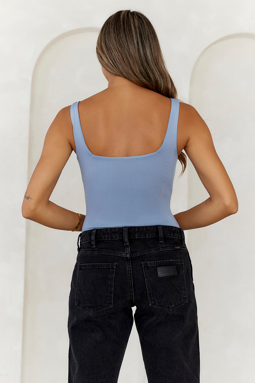 BASE Everyday Staple Singlet Top Slate