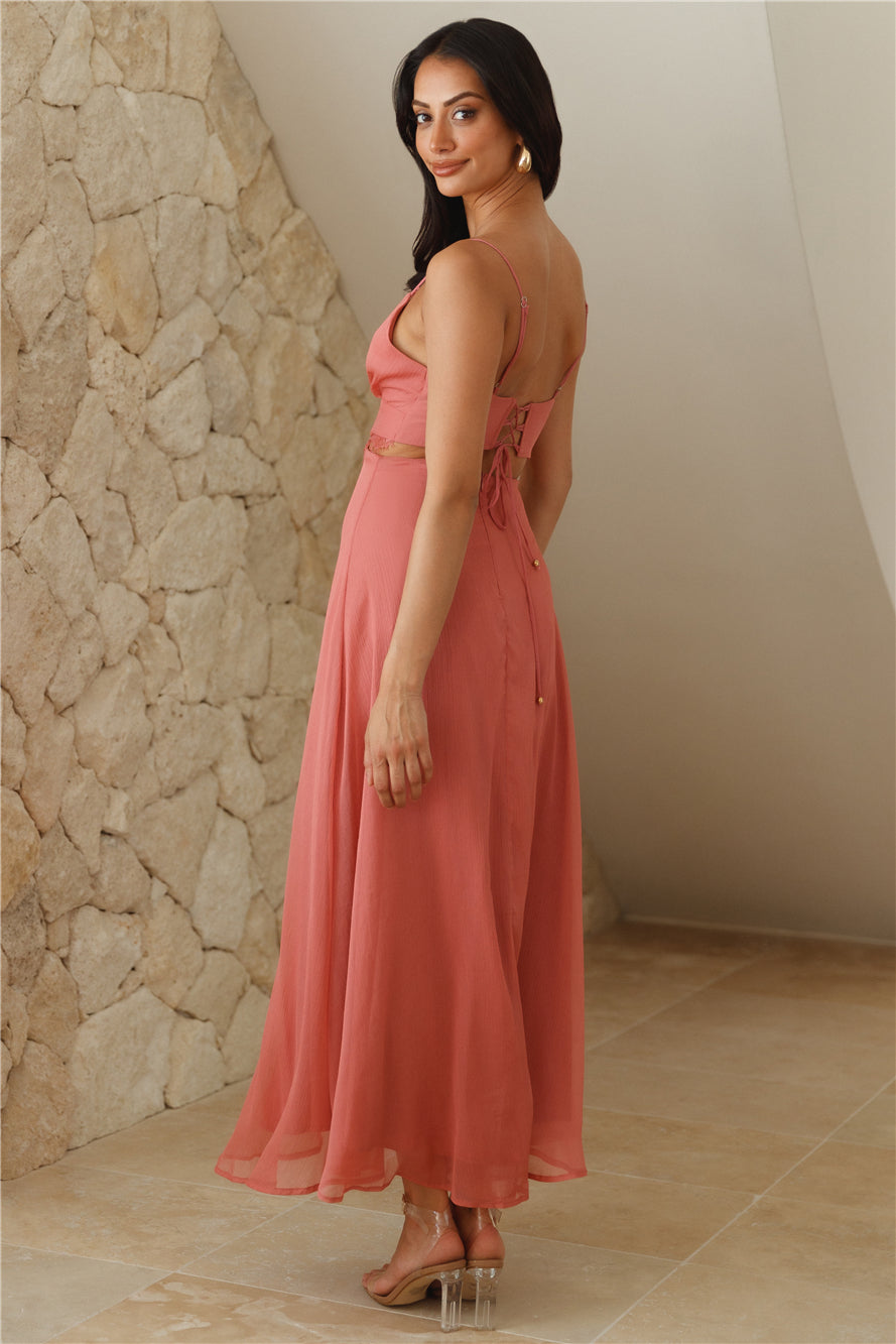 Searching For Style Maxi Dress Rose