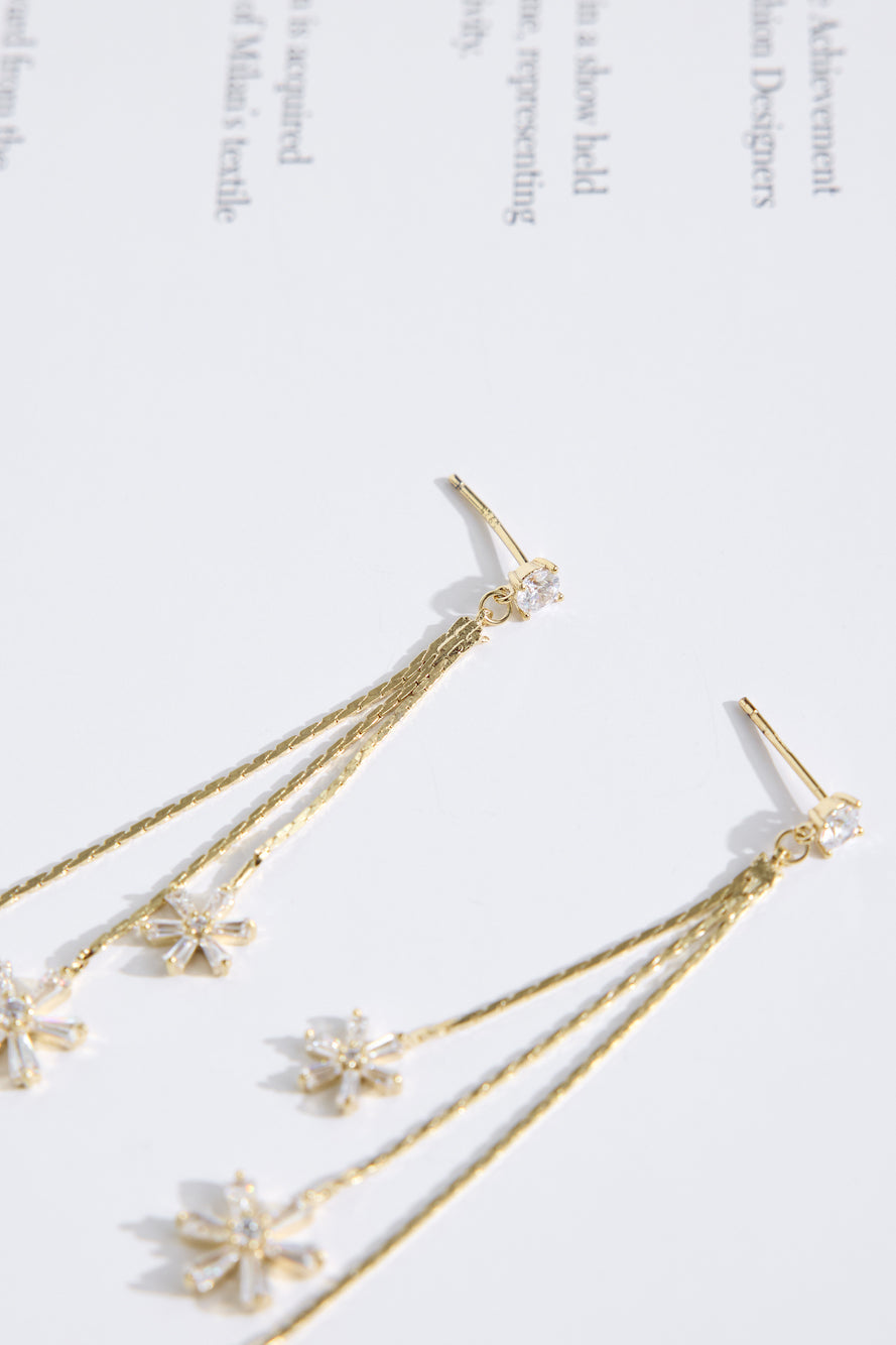18k Gold Plated Marigold Earrings Gold