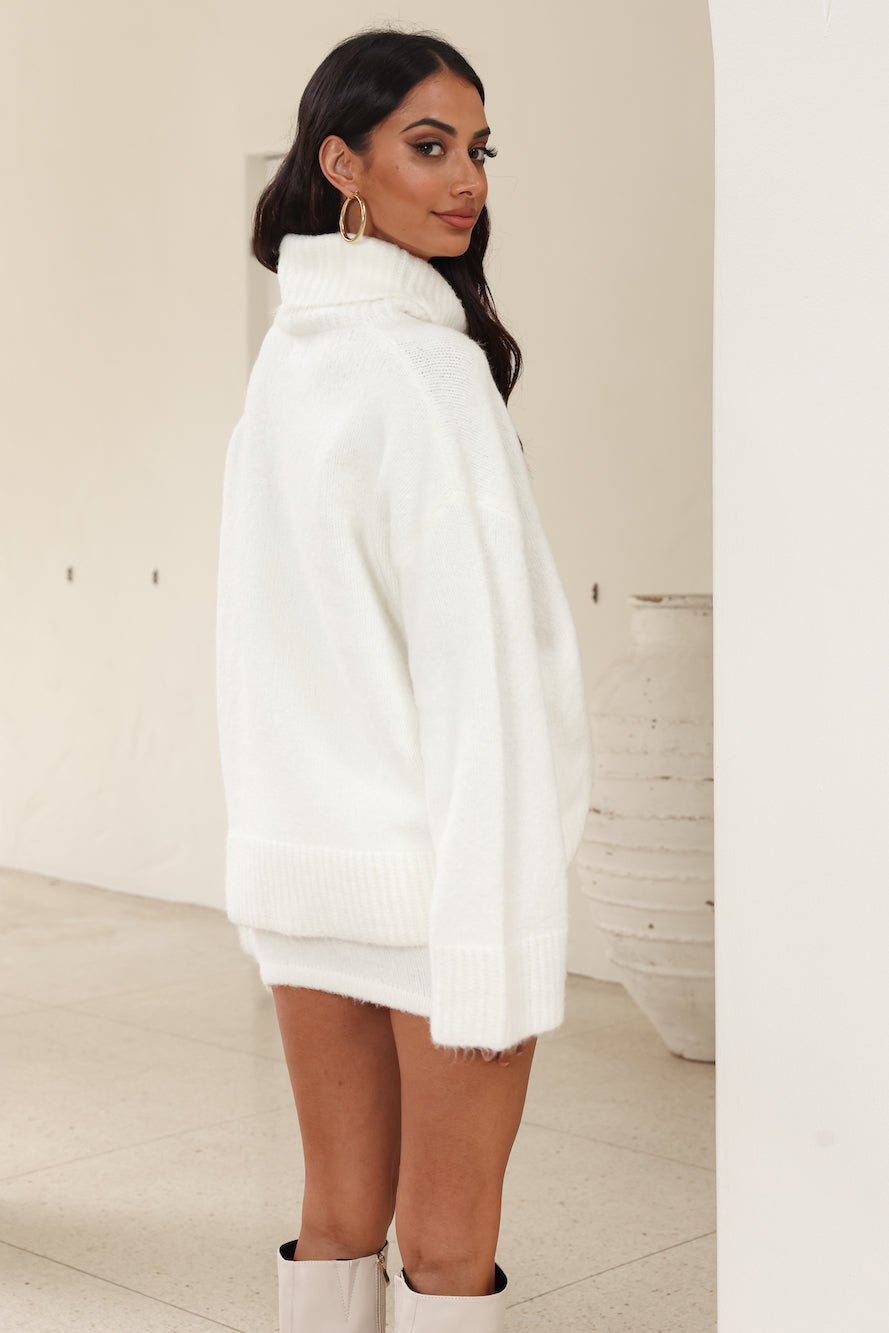 Winnie Mini Skirt White