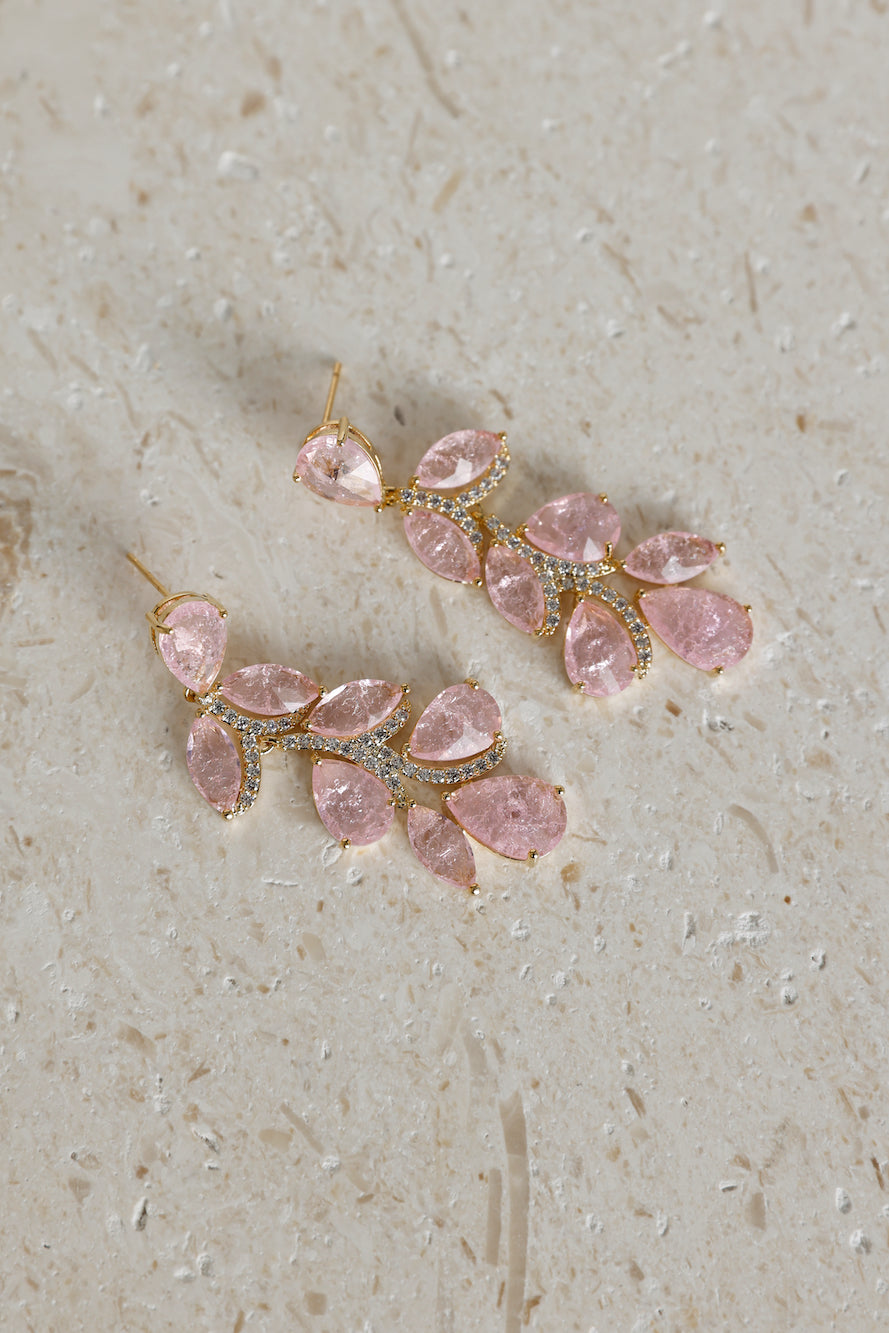 18k Gold Plated Petals On Petals Earrings Gold