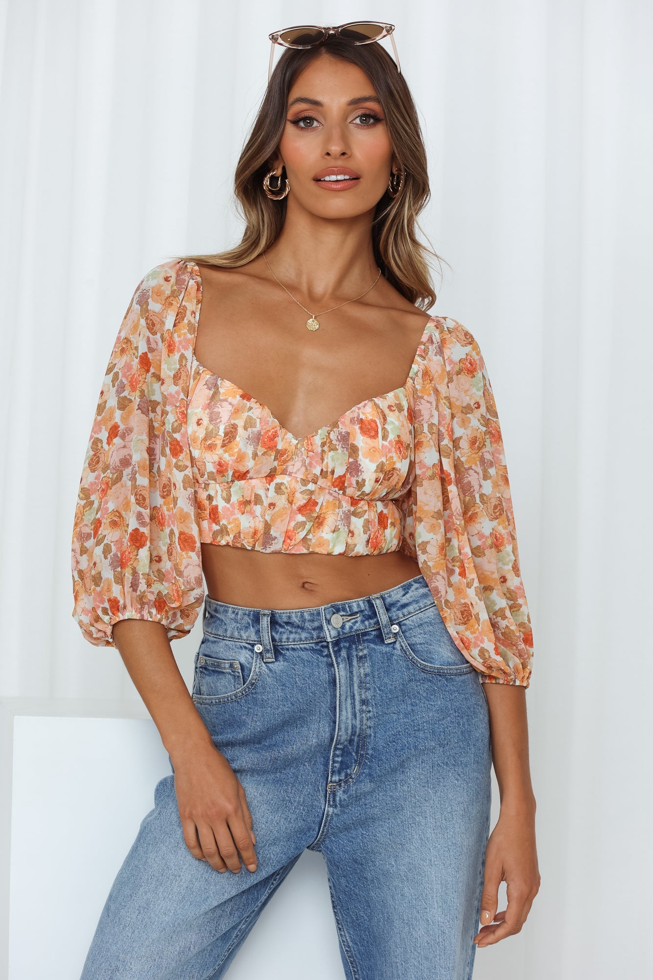 Spring Glory Crop Top Orange