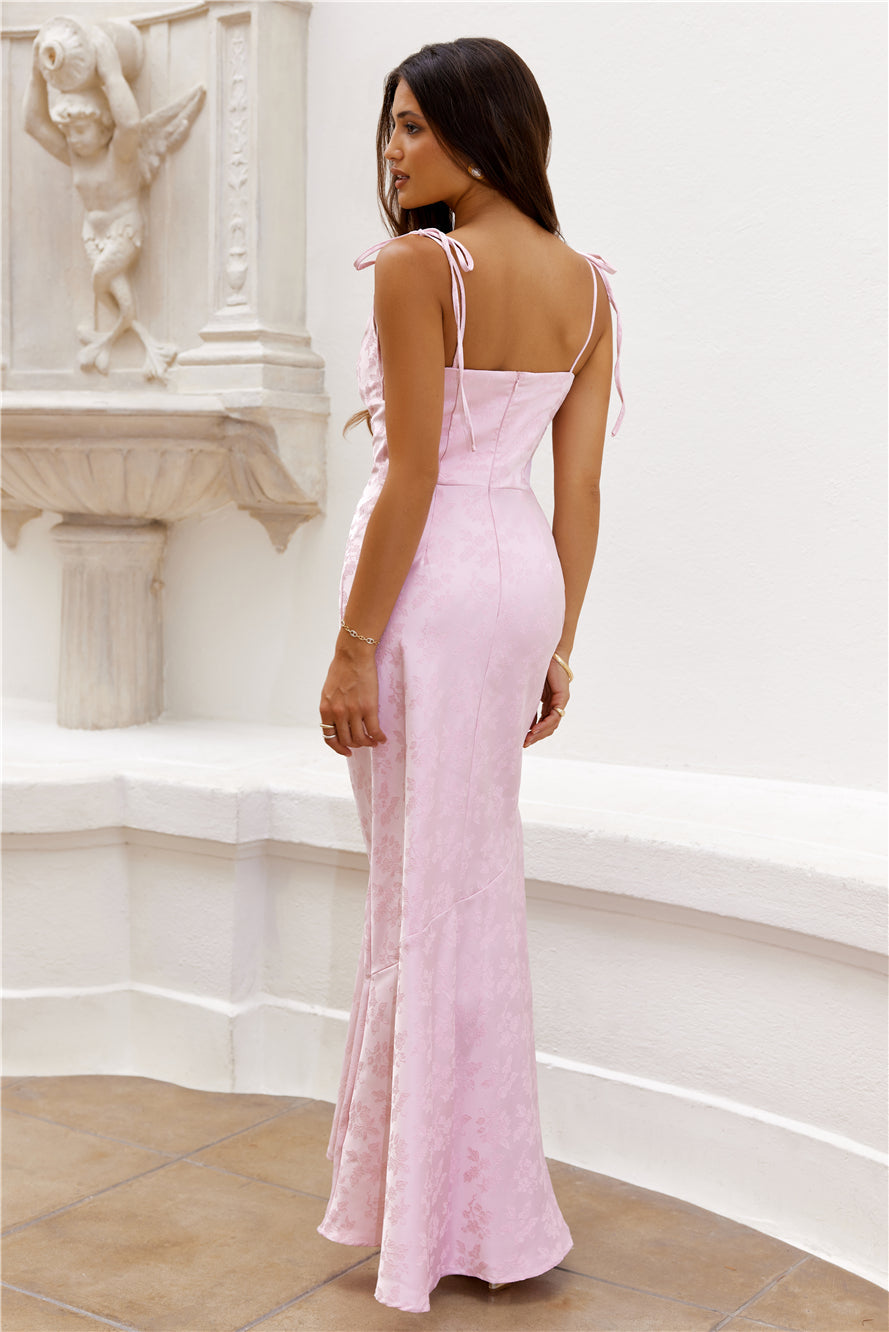 Sophisticated City Maxi Dress Pink