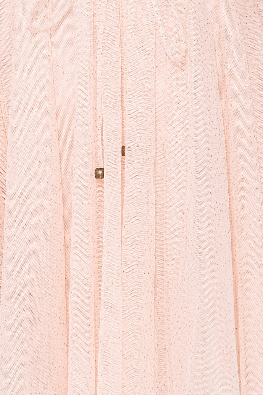 Sweet Smiles Tulle Mini Dress Pink