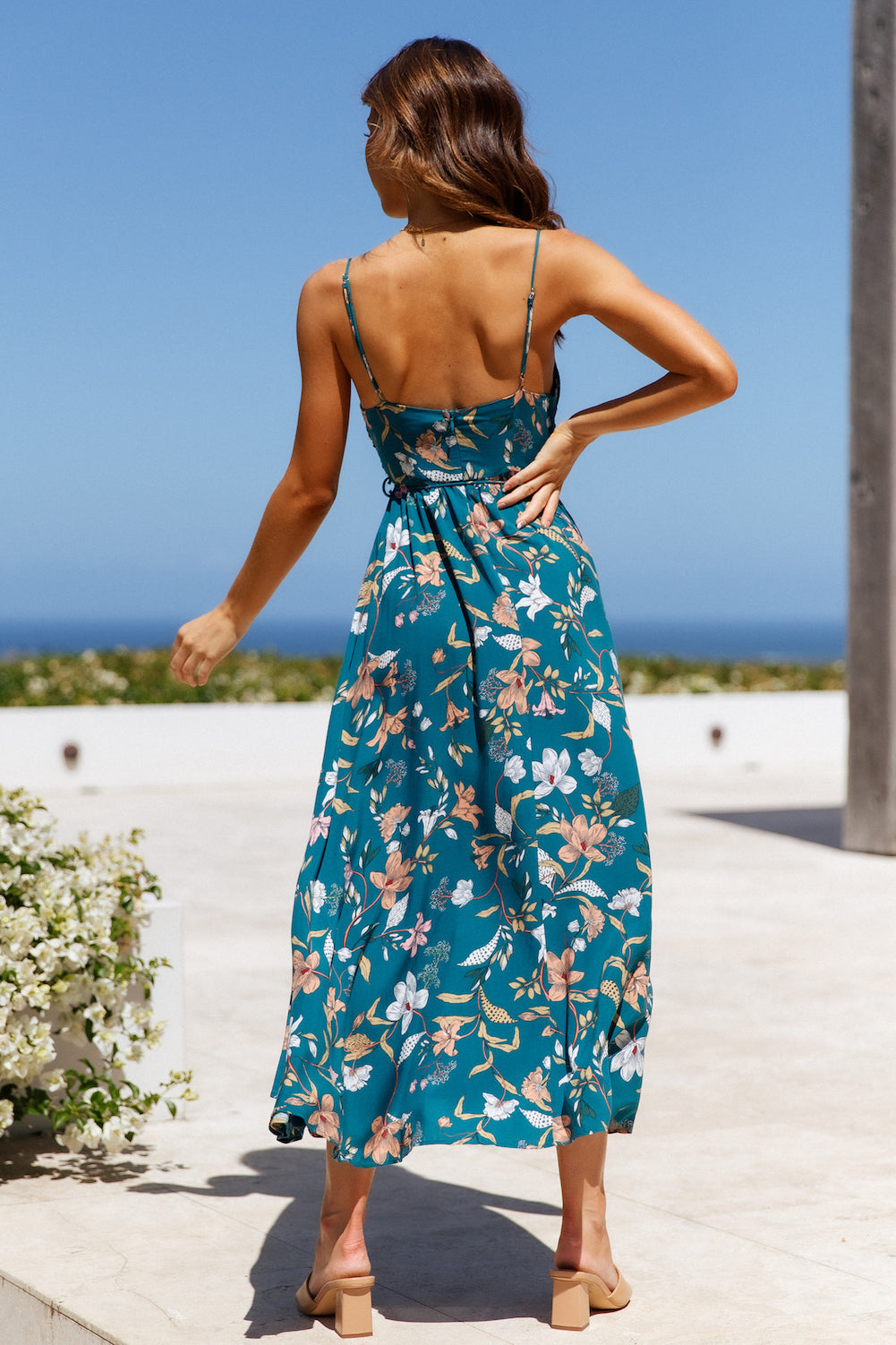 Lady Like You Midi Dress Teal