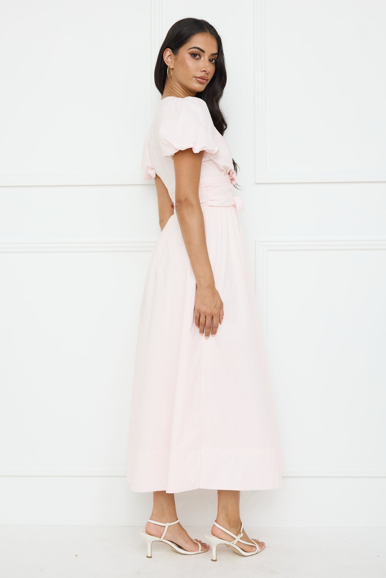 Peach Fizz Maxi Dress Pink