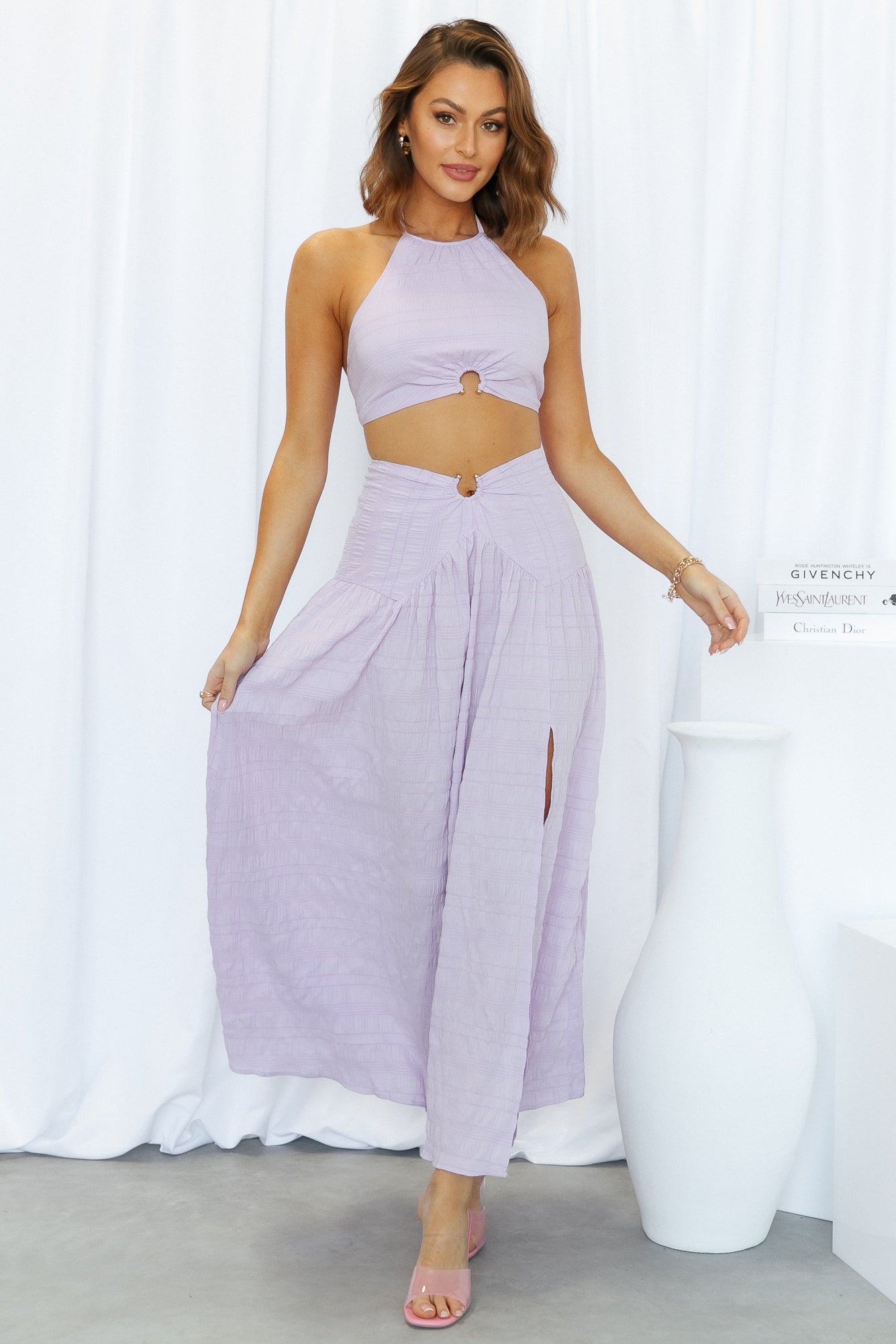 Sunlight Moments Maxi Skirt Purple