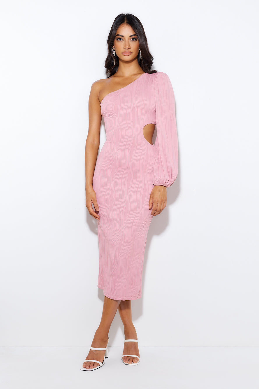 Ready To Join Midi Dress Pink