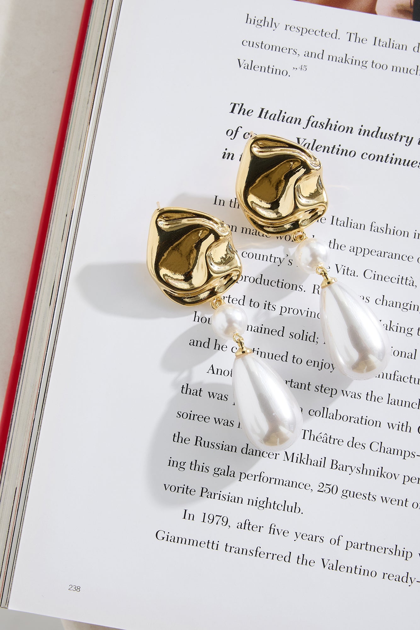 18k Gold Plated Delora Earrings Gold