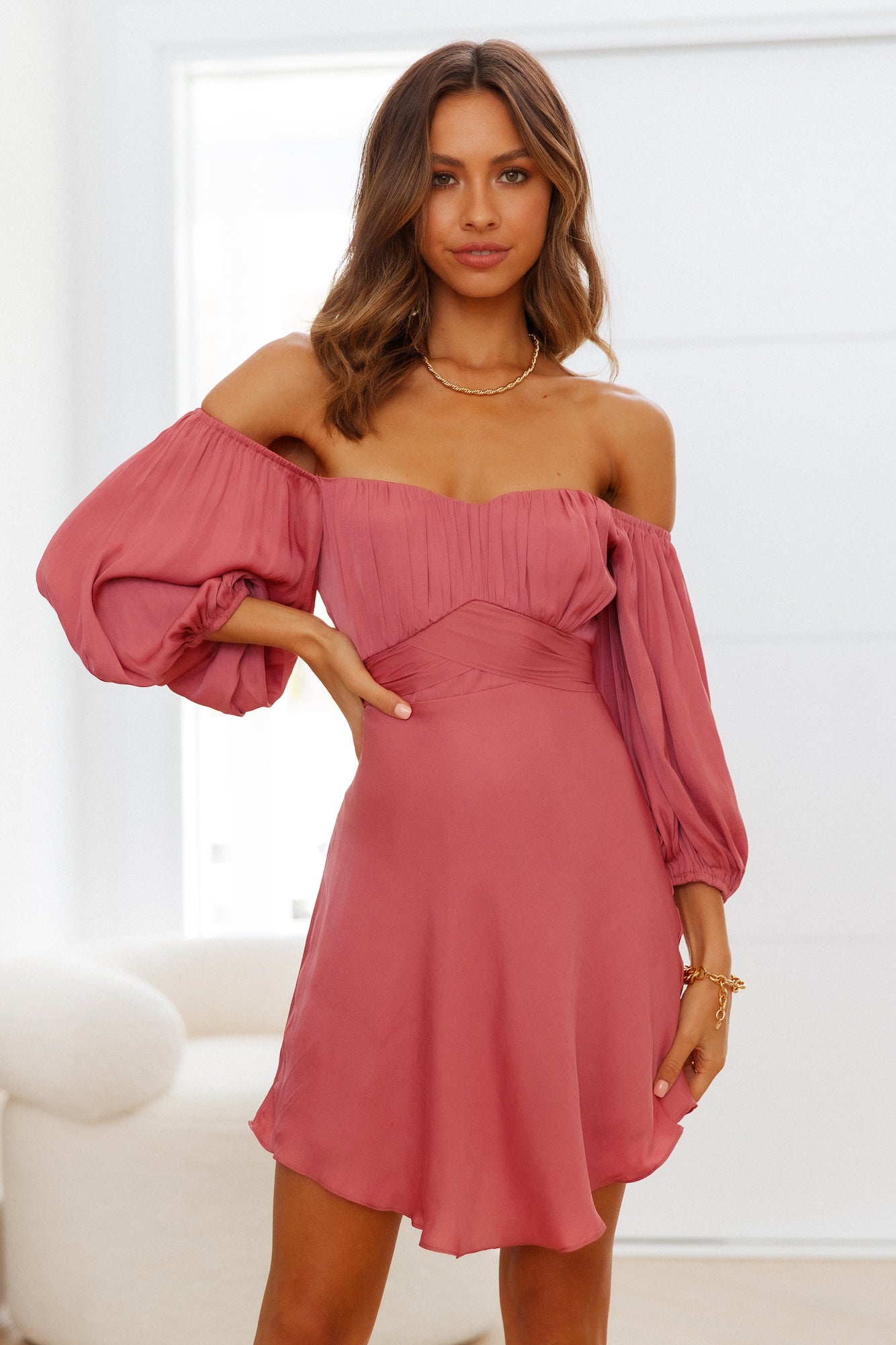 Fate Found Us Dress Rose