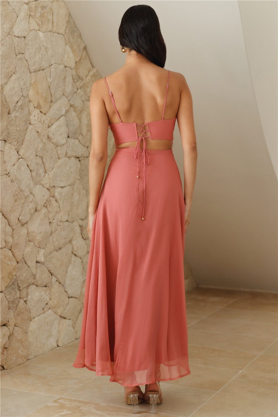 Searching For Style Maxi Dress Rose