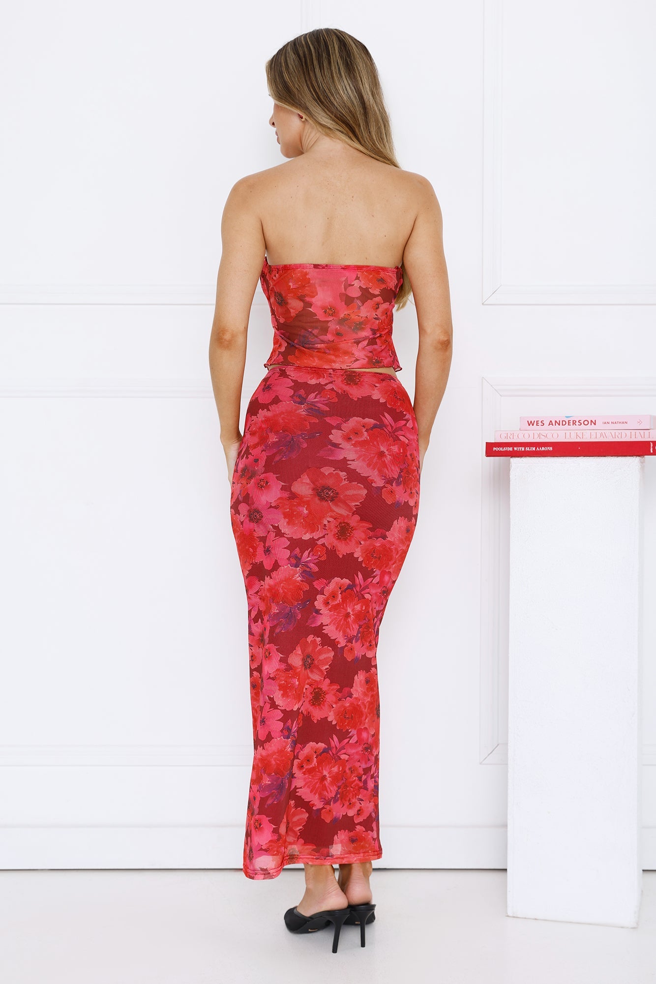 Get Groovy Mesh Maxi Skirt Print