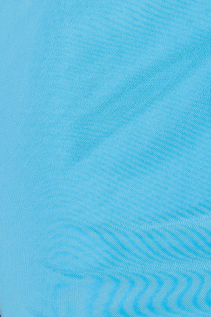 Want Your Vibe Mesh Maxi Dress Blue