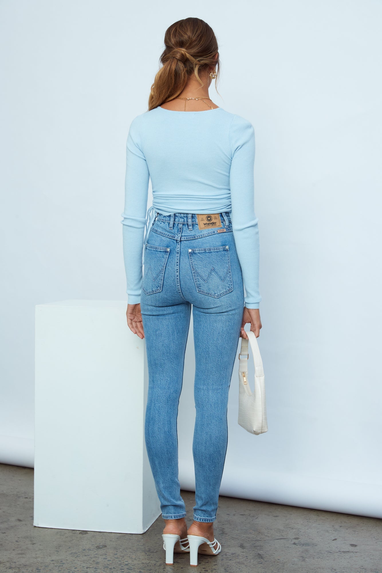 WRANGLER Hi Pins Cropped Skinny Jeans Jupiter