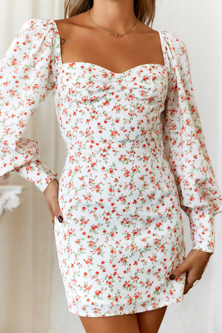 HELLO MOLLY Cr��me De La Cr��me Mini Dress White