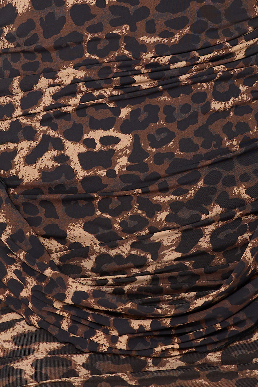 Glory Mini Dress Leopard