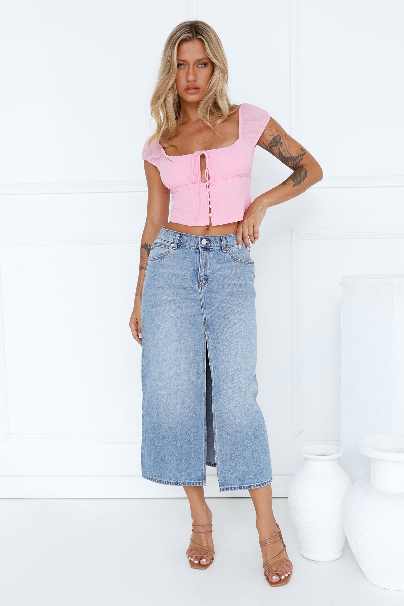 Sweetness Crop Top Pink