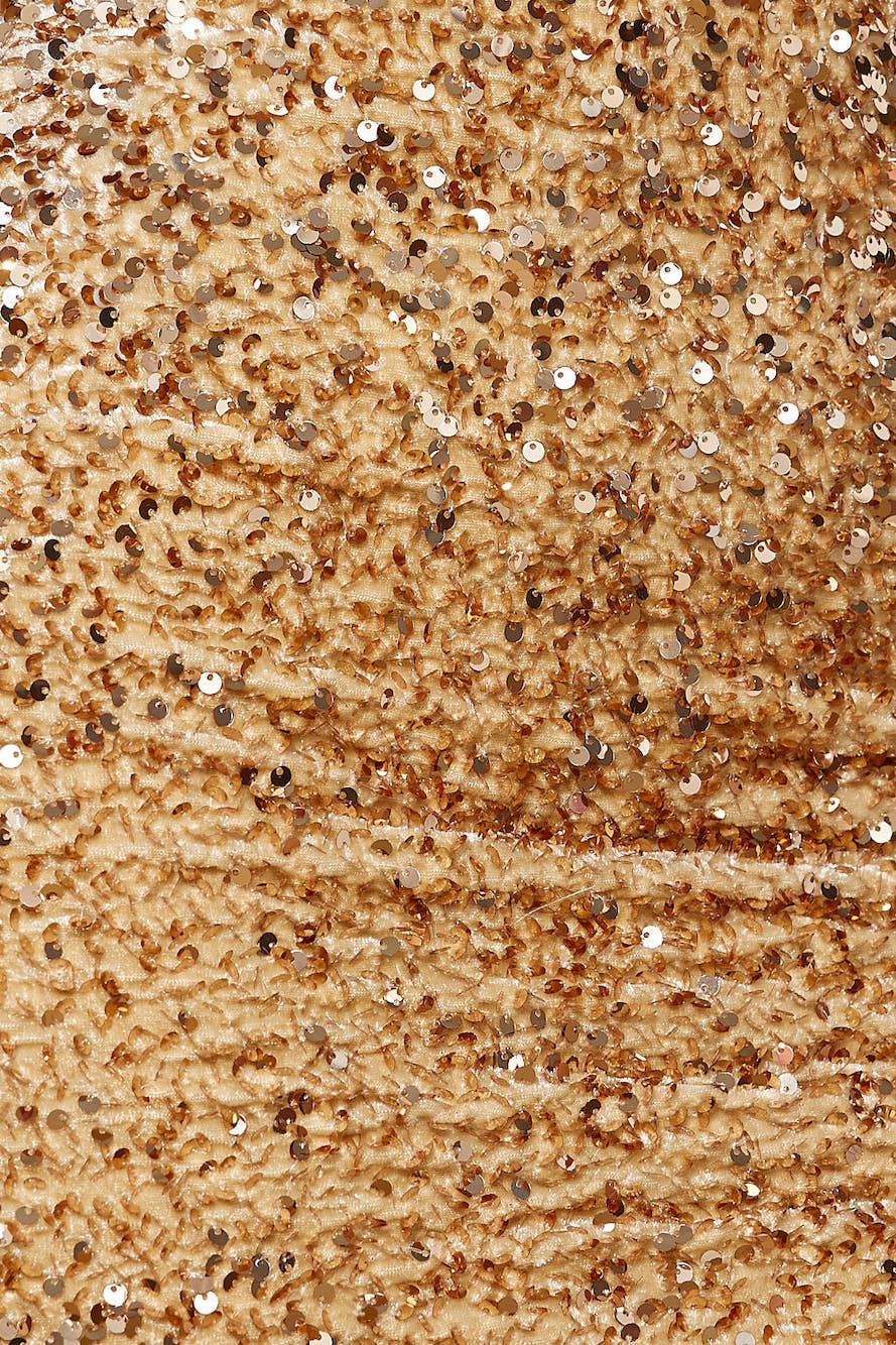 Miss Royal Sequin Mini Dress Gold