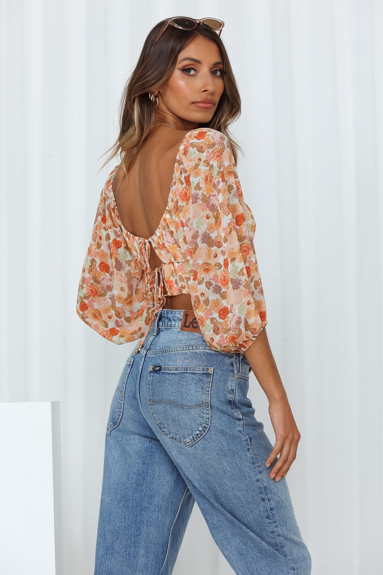 Spring Glory Crop Top Orange