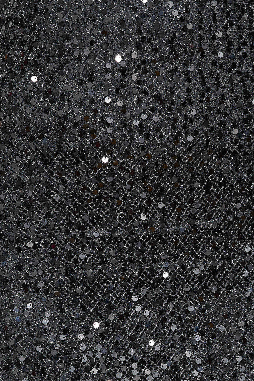 Want Me Sequin Mini Dress Black