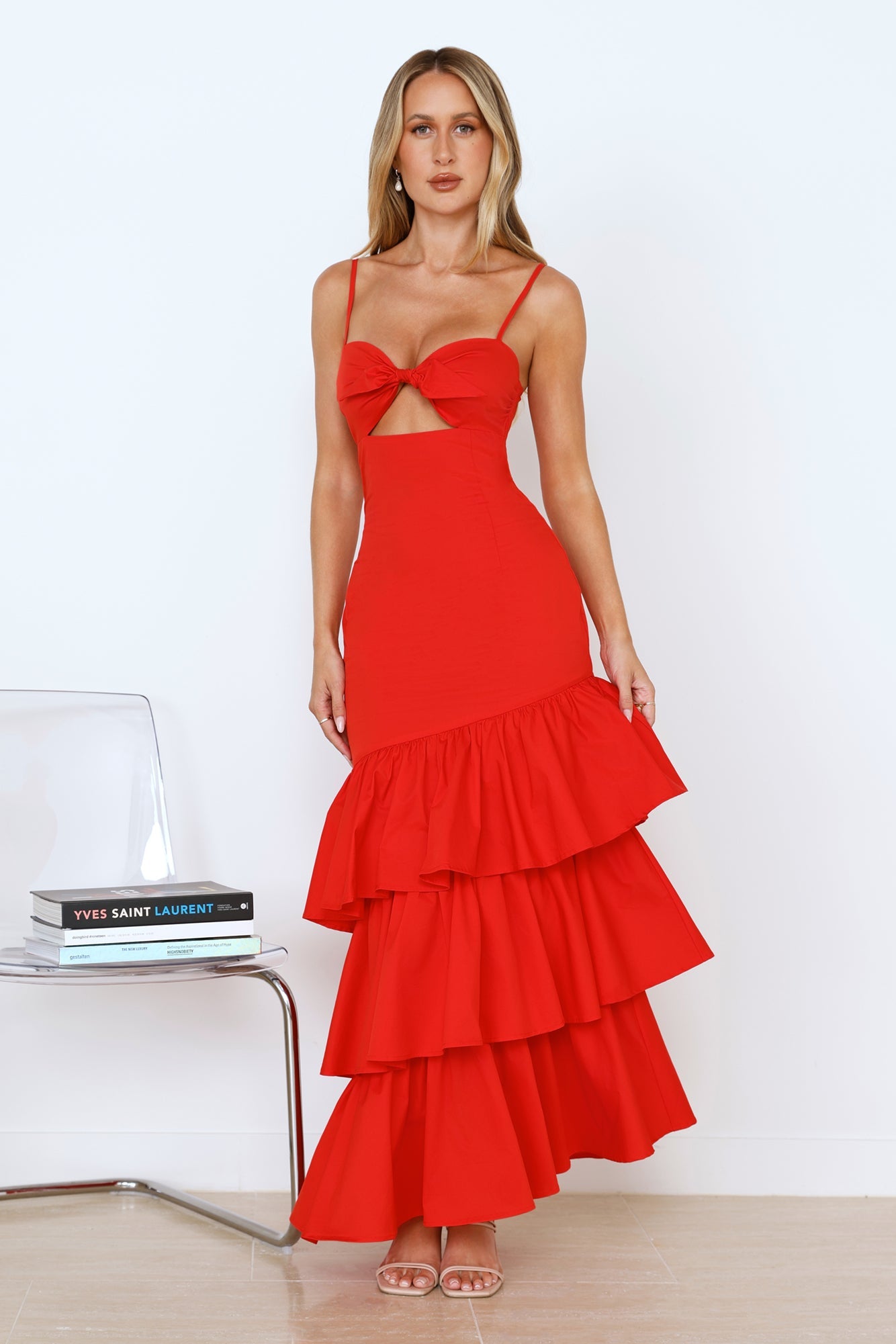 Soulmates Soir��e Maxi Dress Red