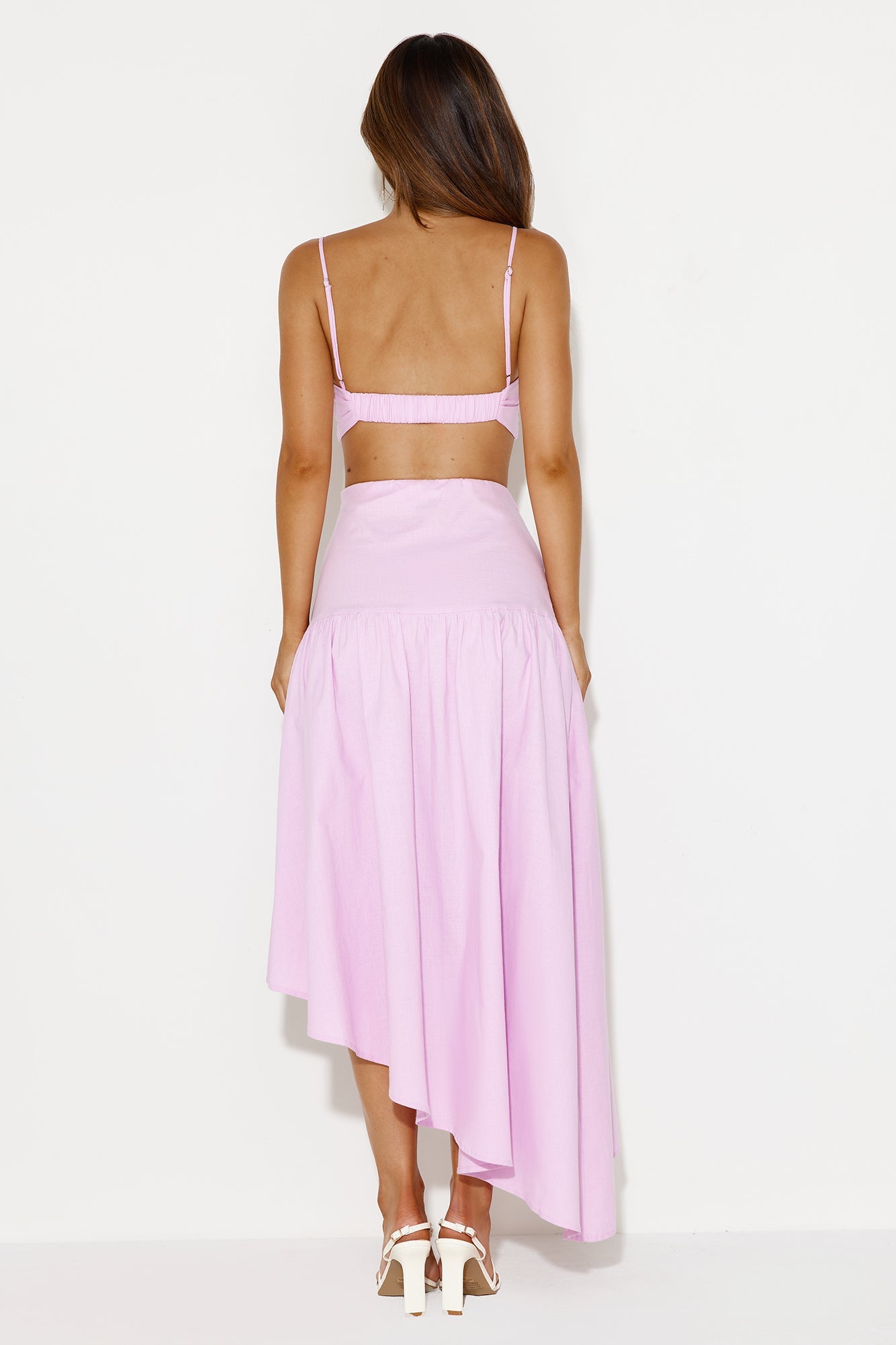 Newest Bloom Maxi Skirt Lilac
