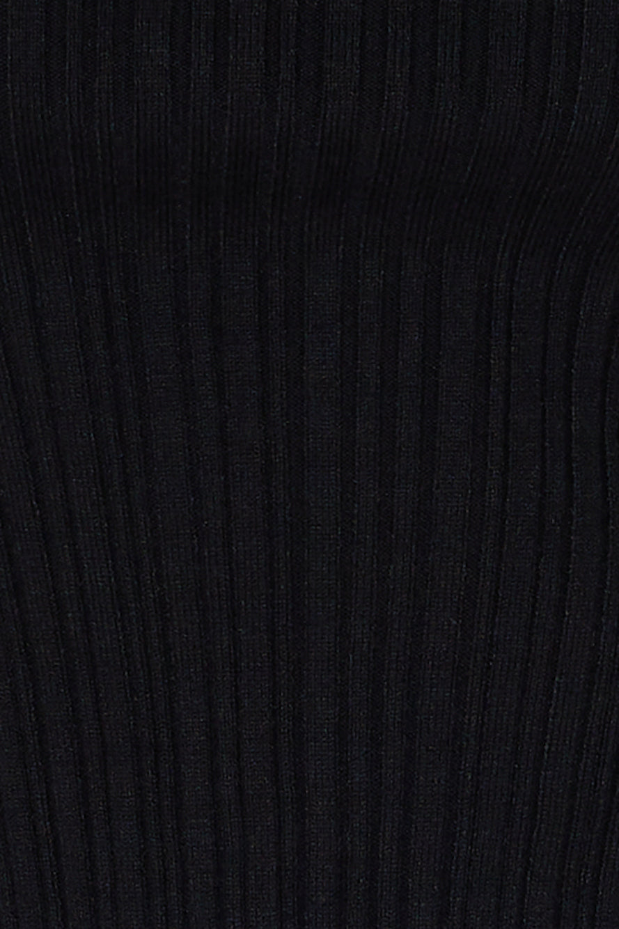 Off To Work Long Sleeve Top Black