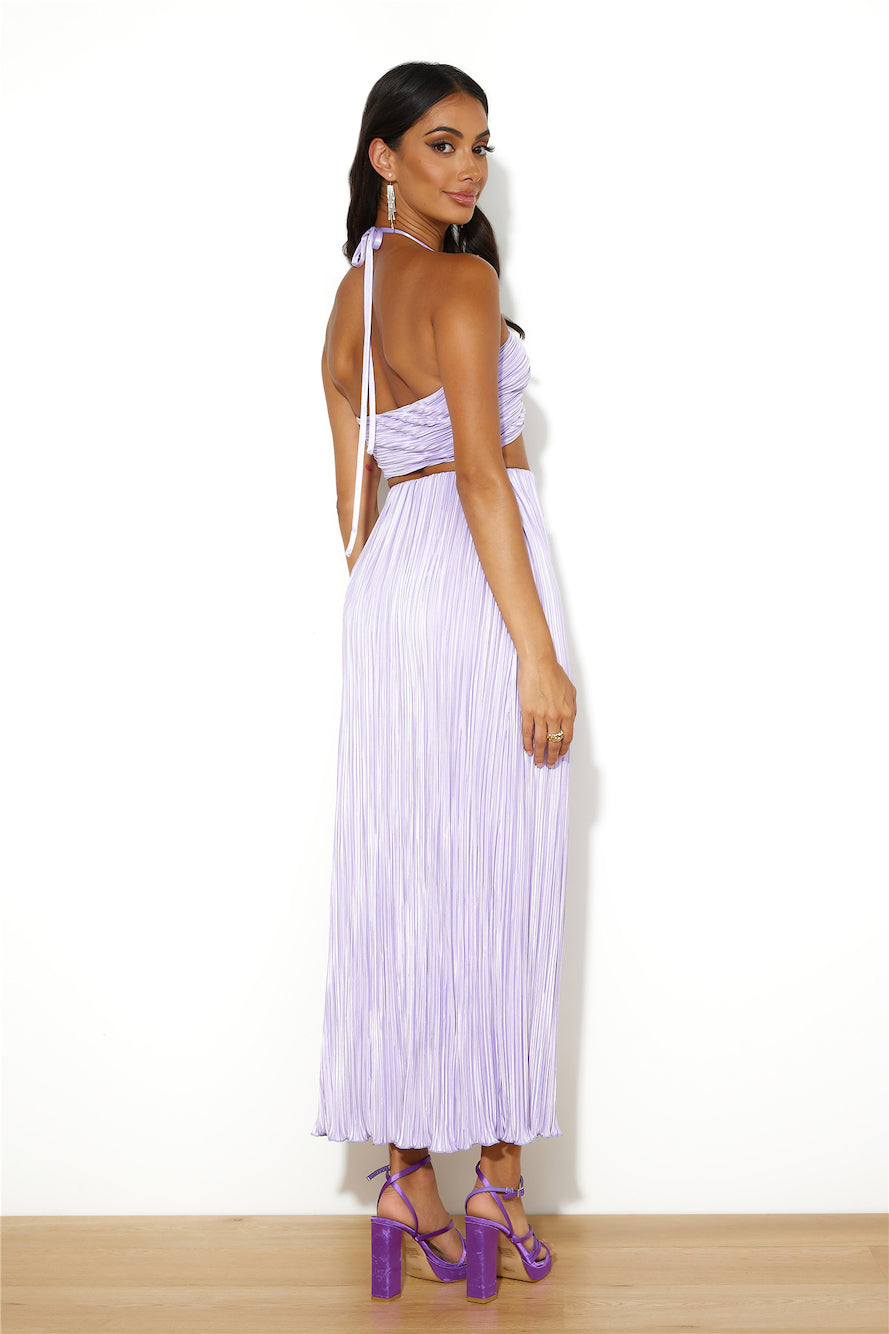 It's Giving Vibes Crop Top Lilac