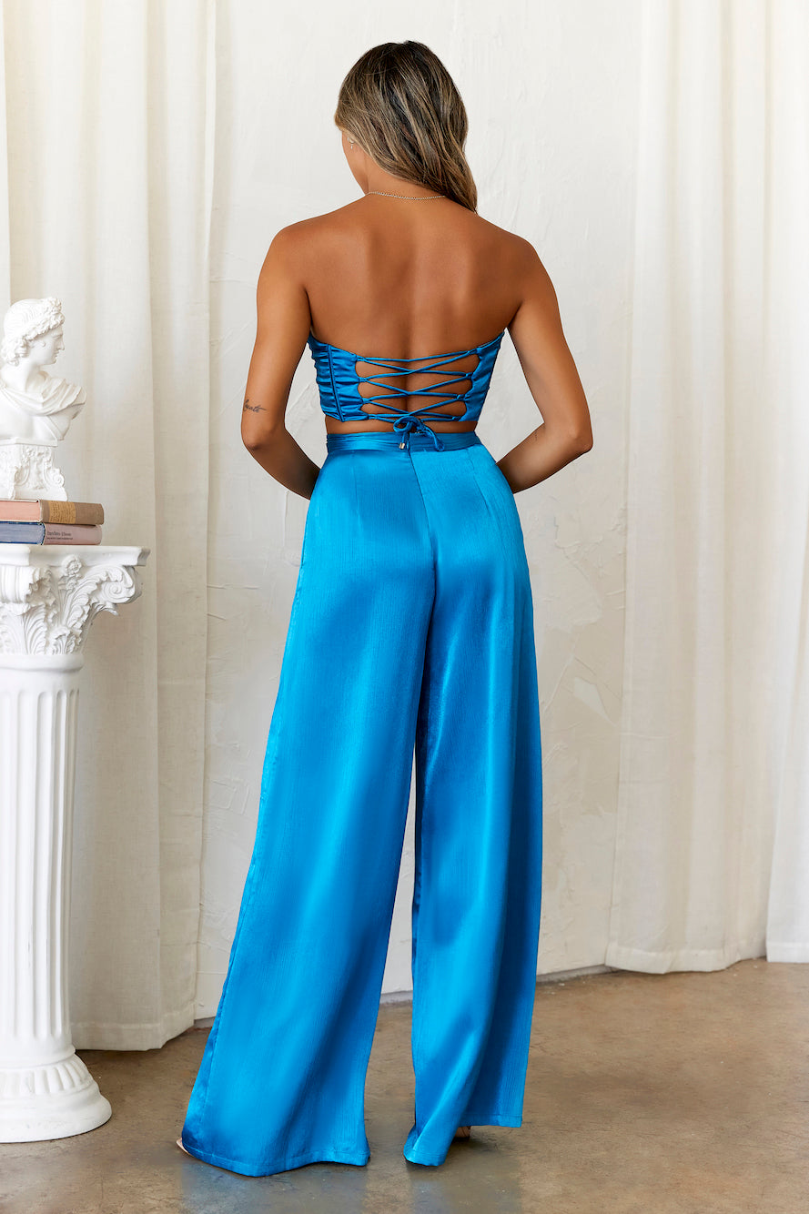 Mermaid Mood Crop Top Teal