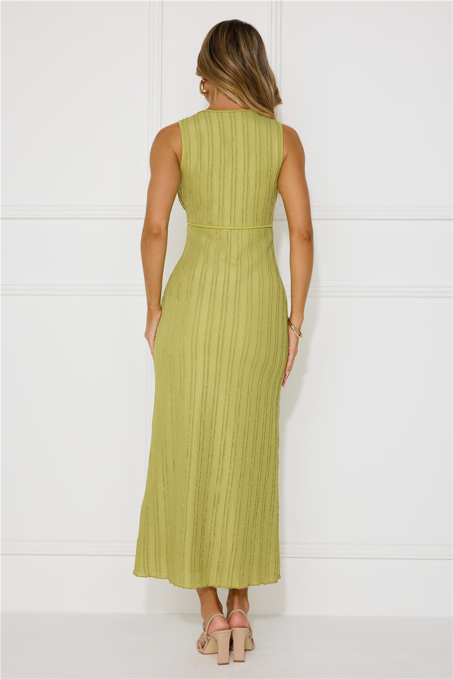 Sparkling Sea Maxi Dress Sage