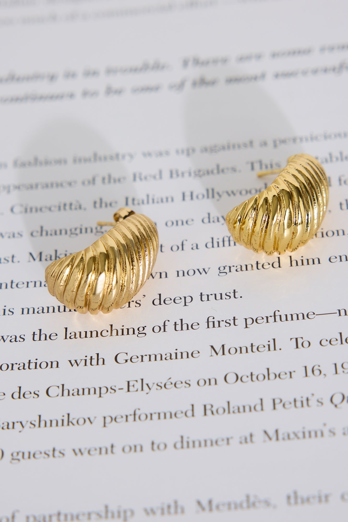 18k Gold Plated Amara Earrings Gold