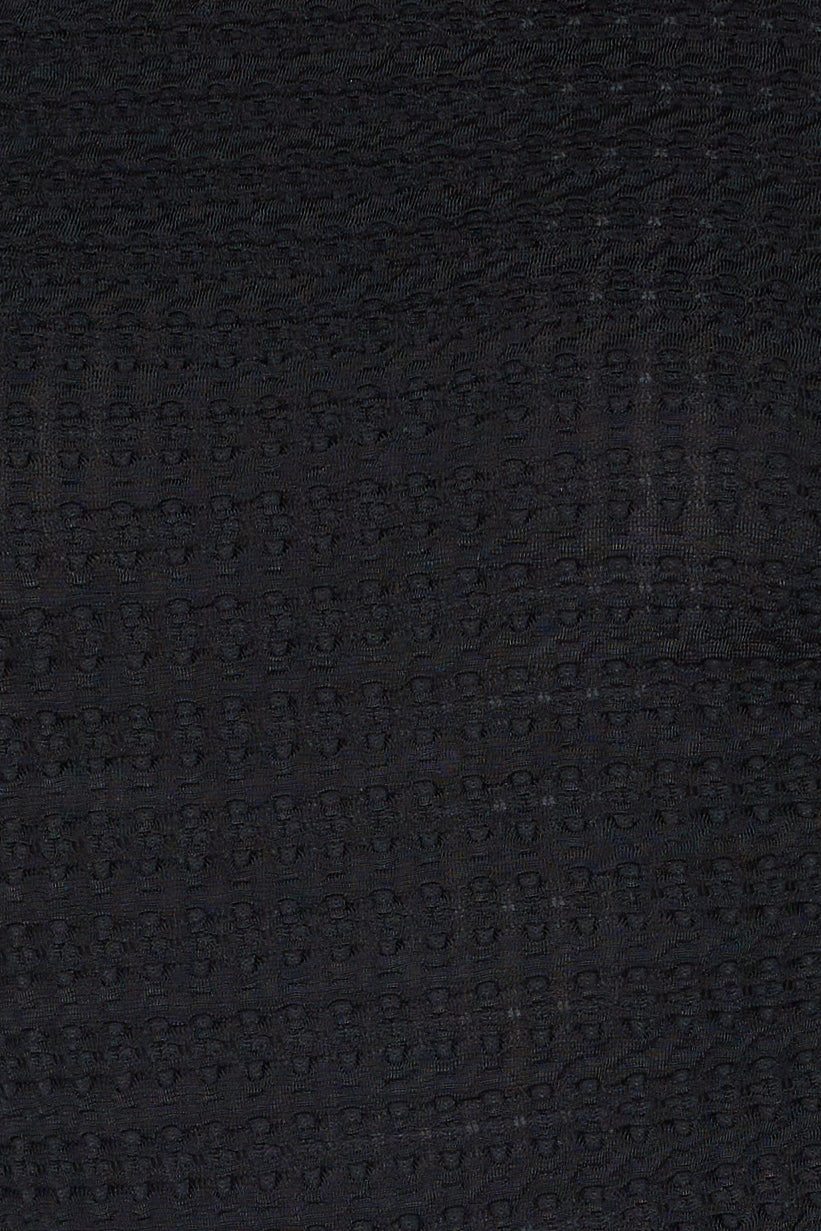 Day To Play Long Sleeve Bodysuit Black