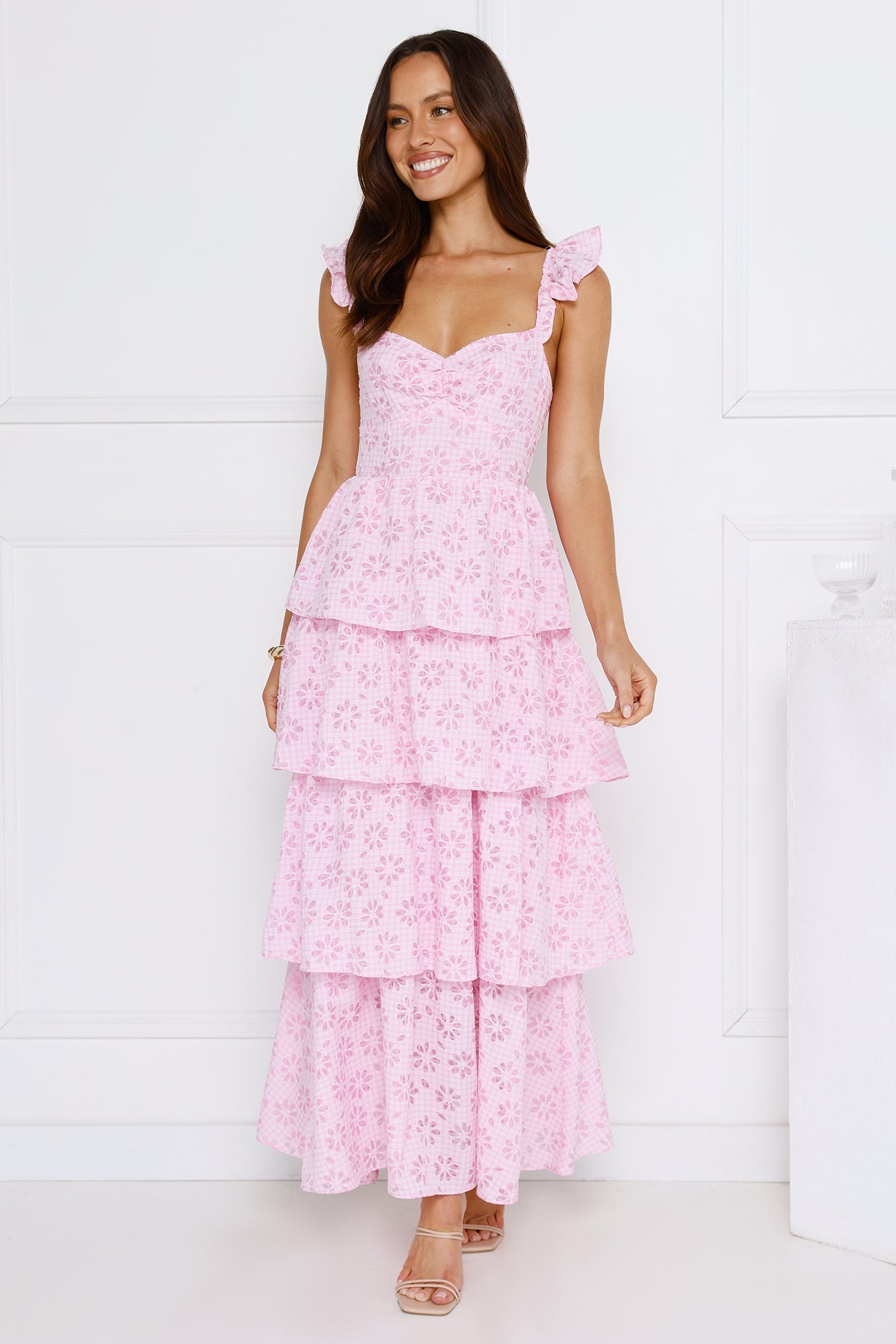 Summer Mist Maxi Dress Pink