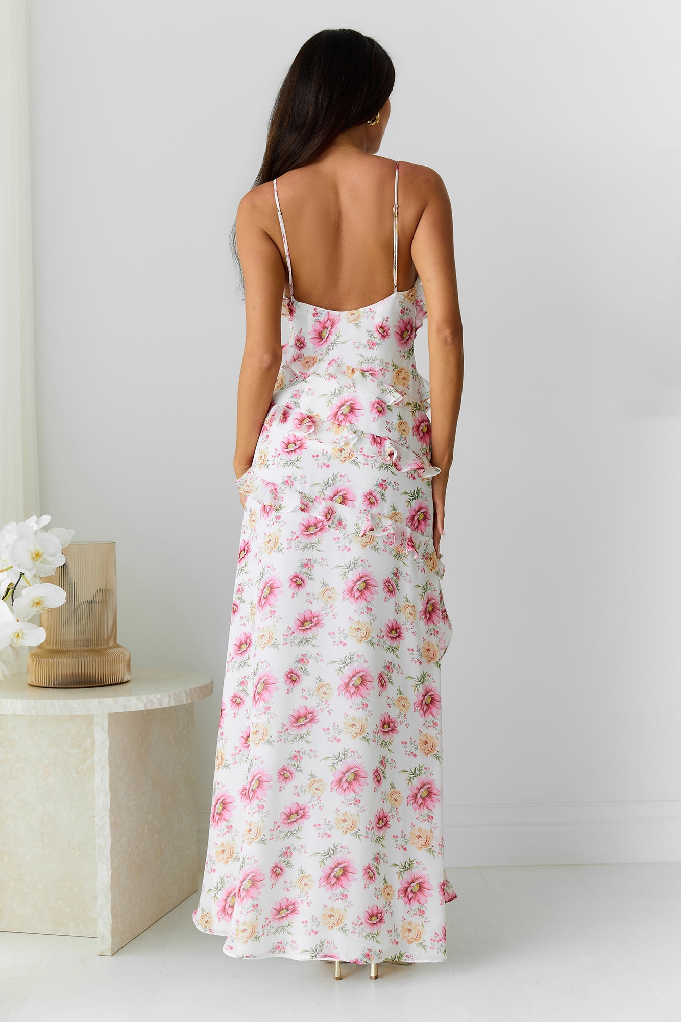 Blooming Elegance Maxi Dress Floral