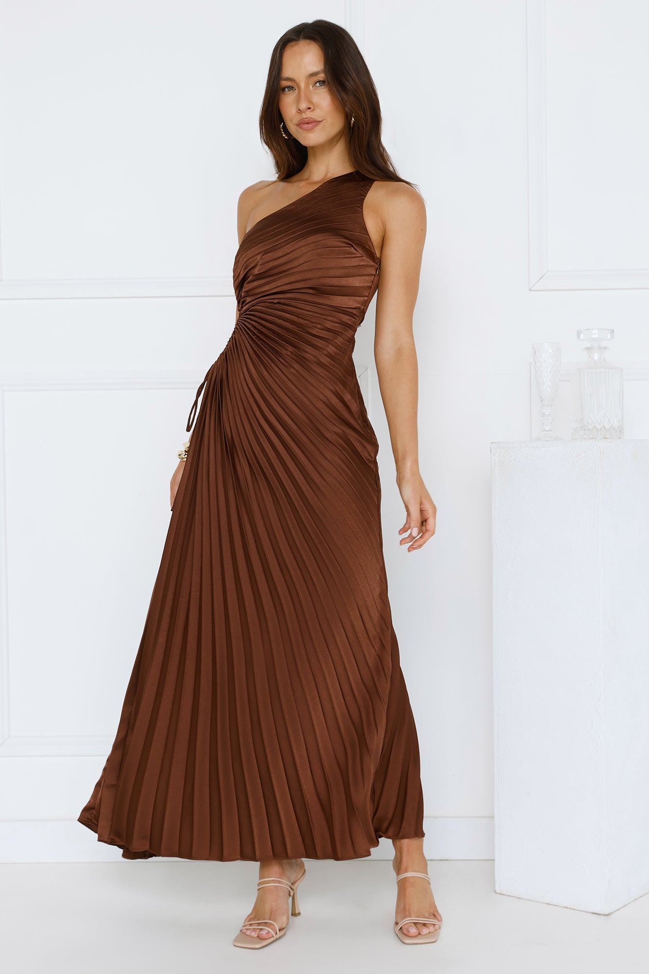 Season Of Weddings Maxi Dress Brown