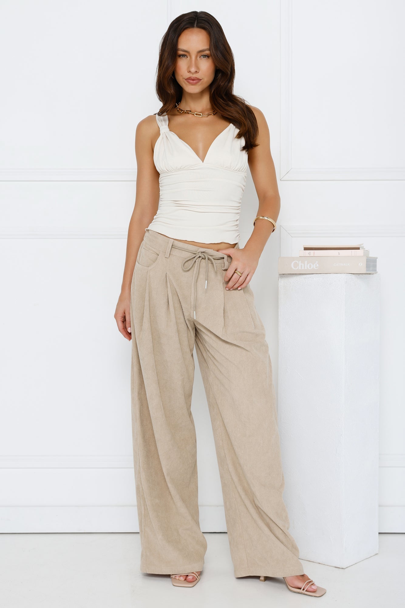 Salt And Sand Top Beige