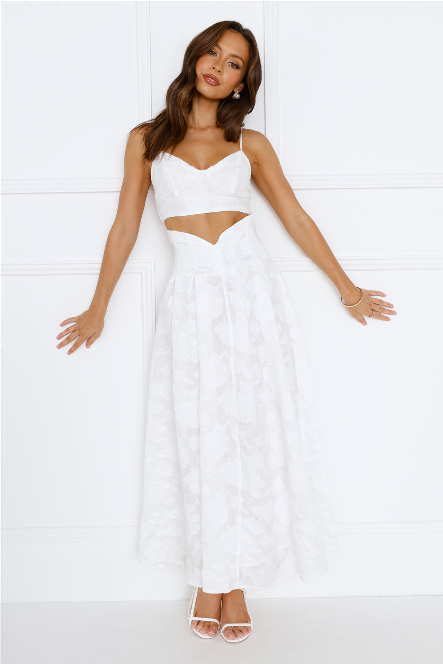Simply Unique Crop Top White