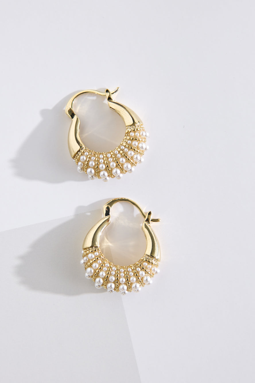 18k Gold Plated Wander Earrings Gold