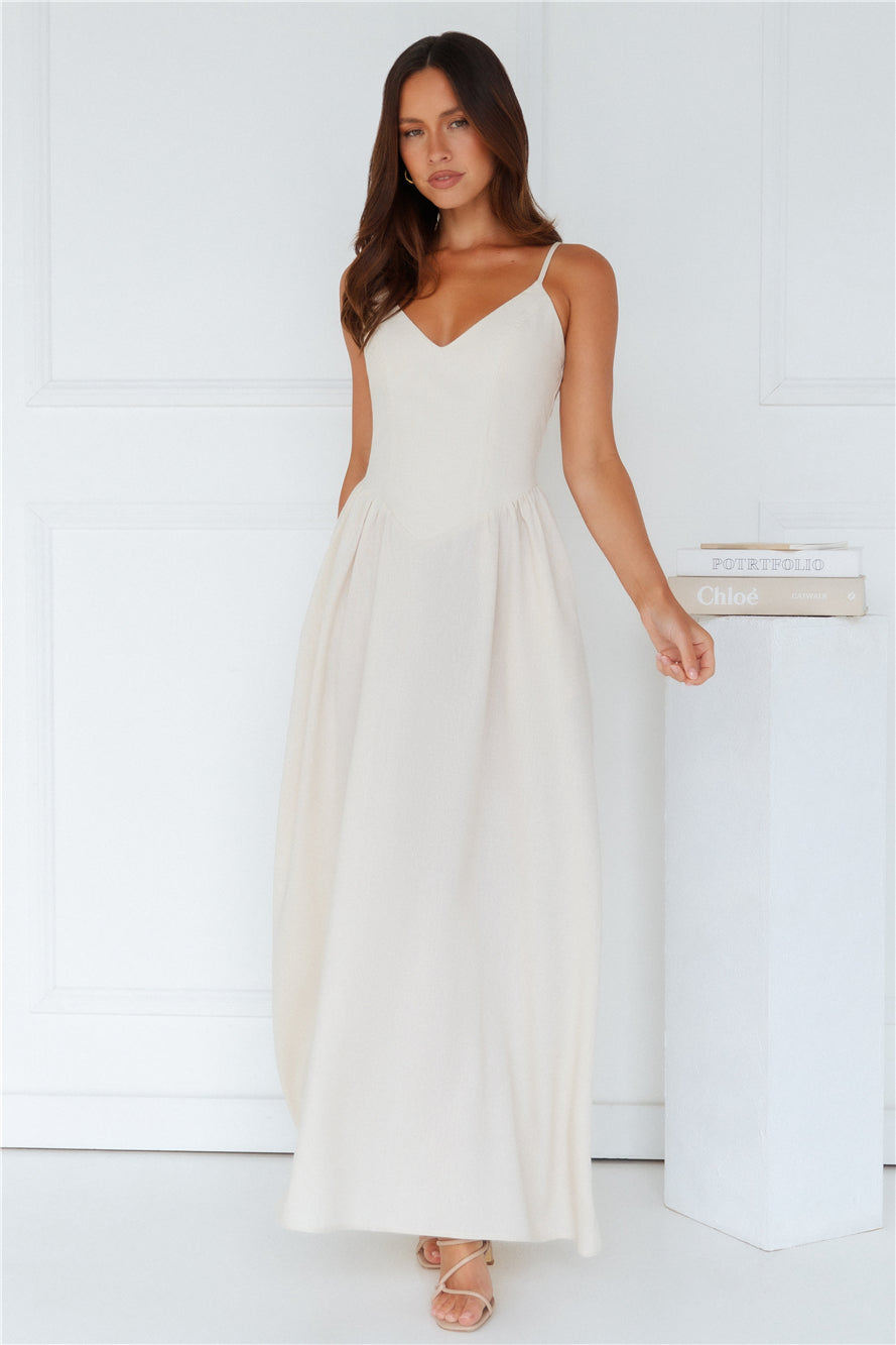 Zephy Maxi Dress Sand