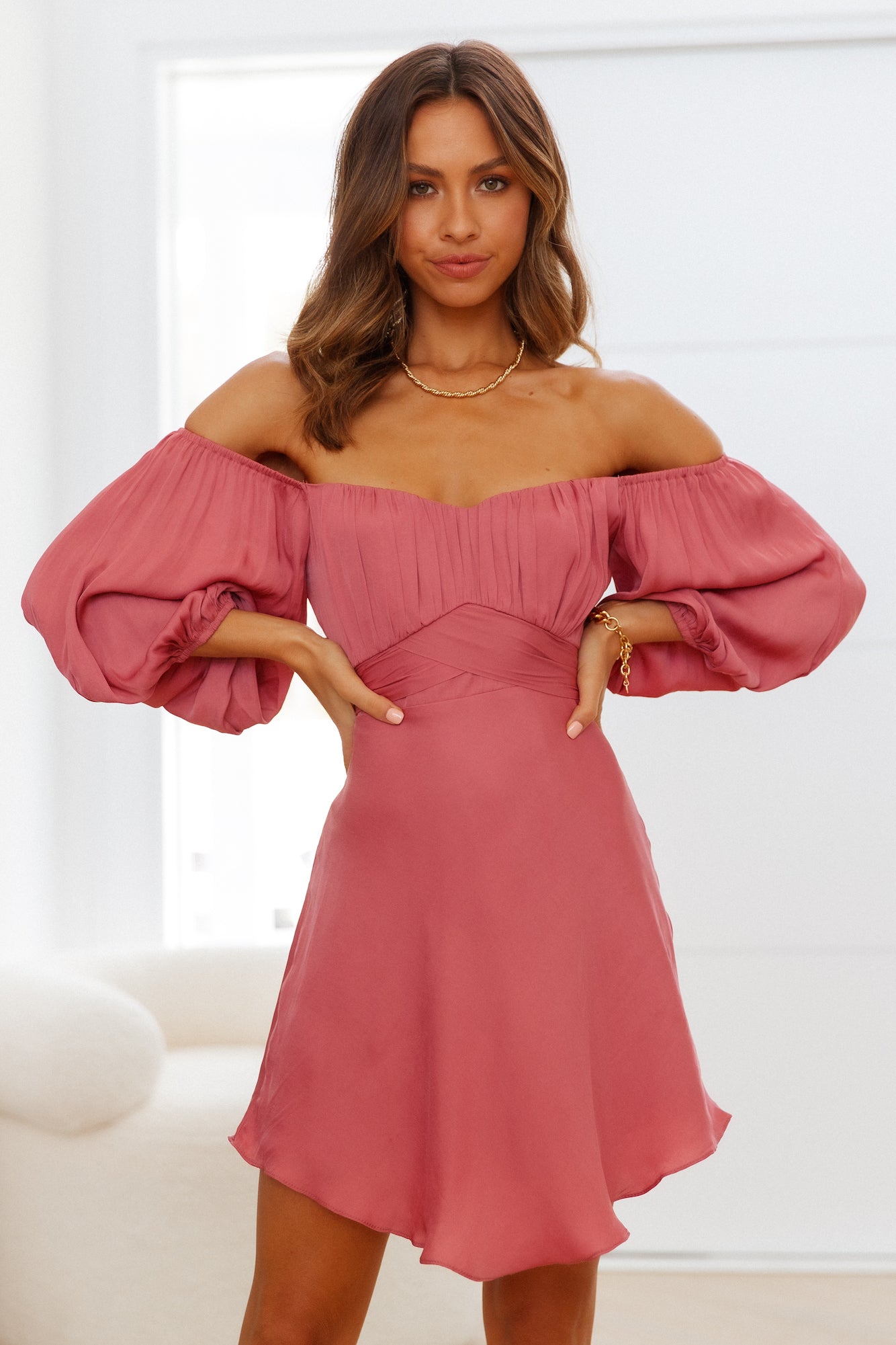 Fate Found Us Dress Rose