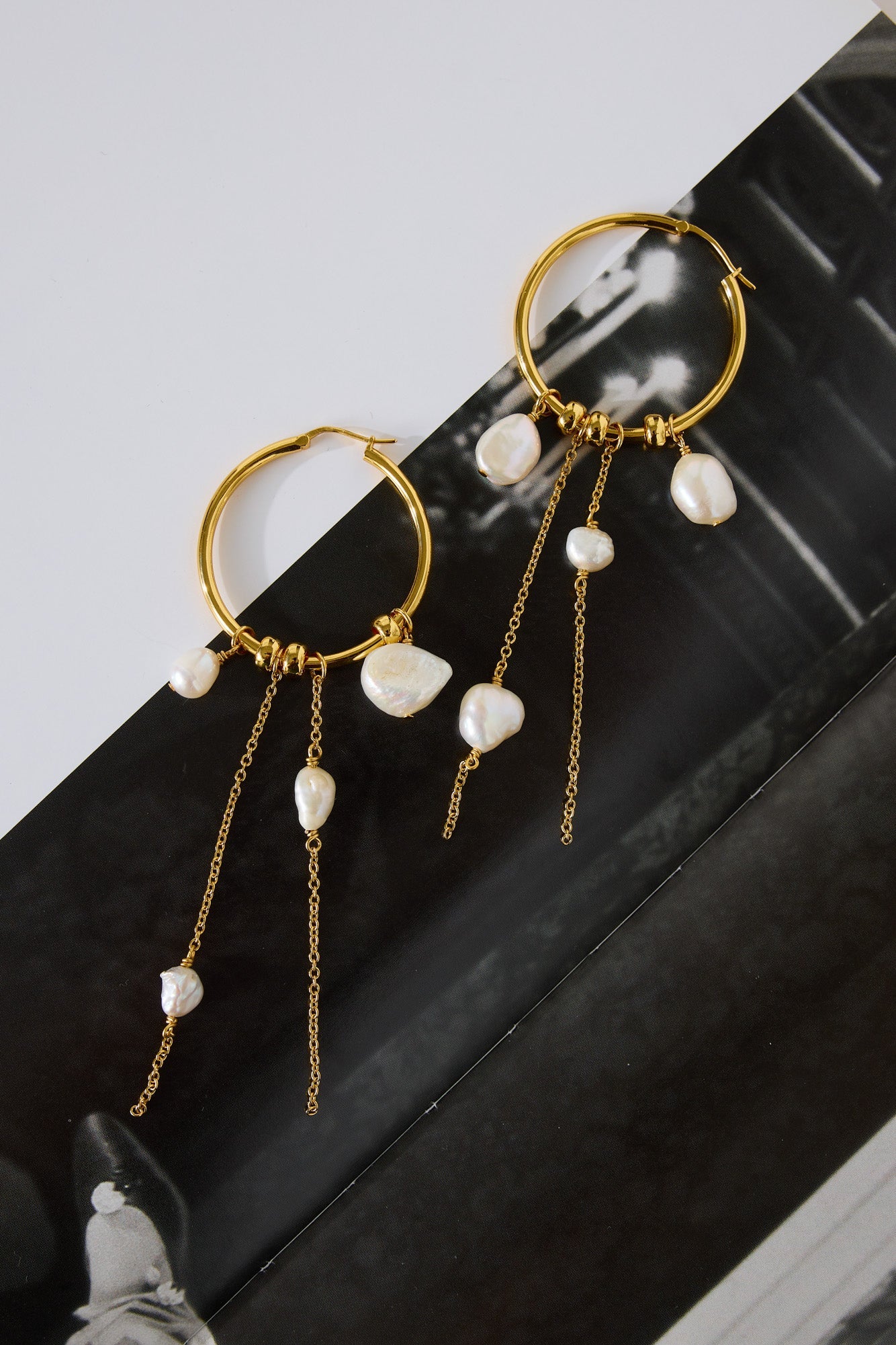18k Gold Plated Surf Side Earrings Gold