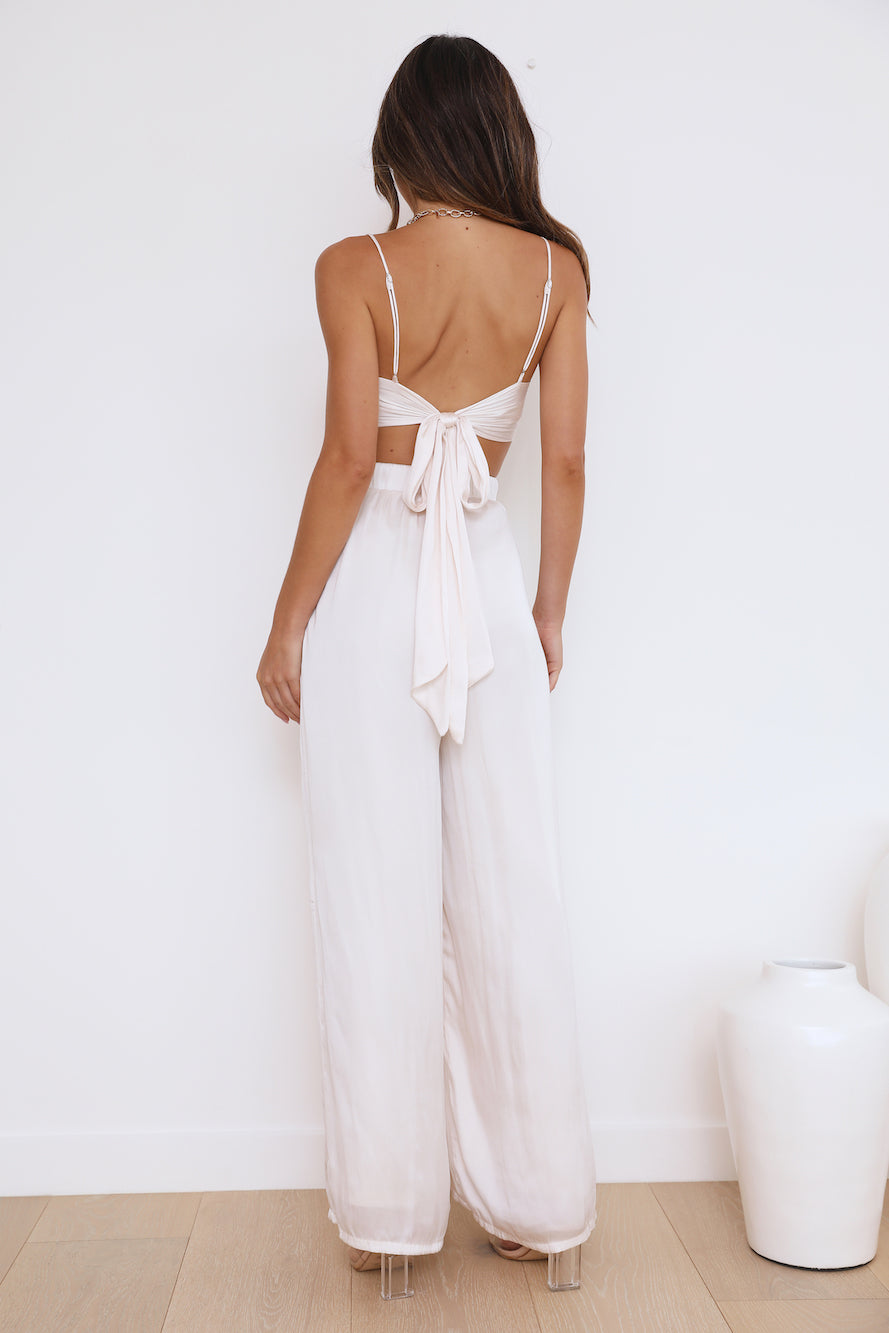 Sweeter Feelings Crop Top Cream