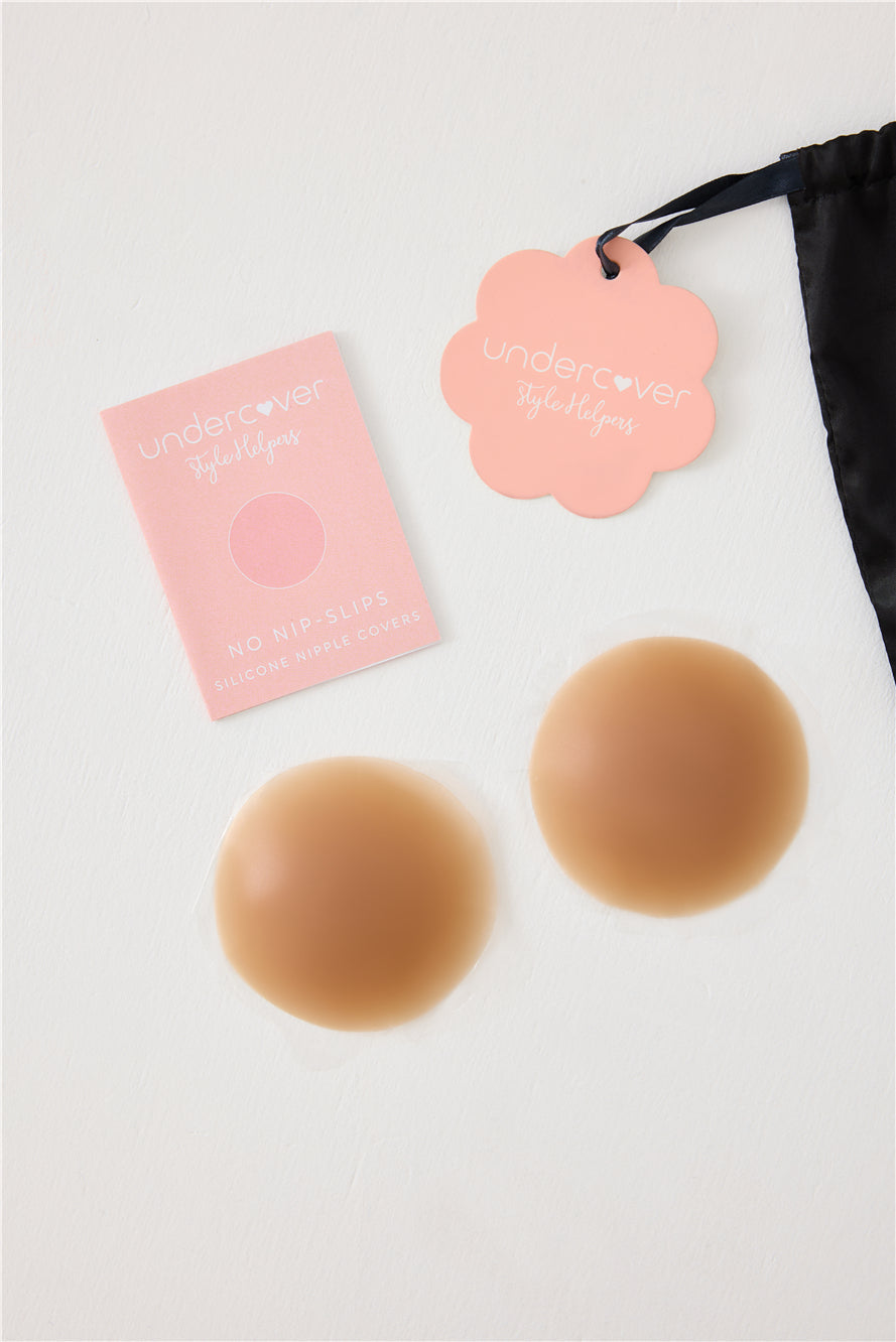 8cm No Nip Slips Nipple Covers Dark