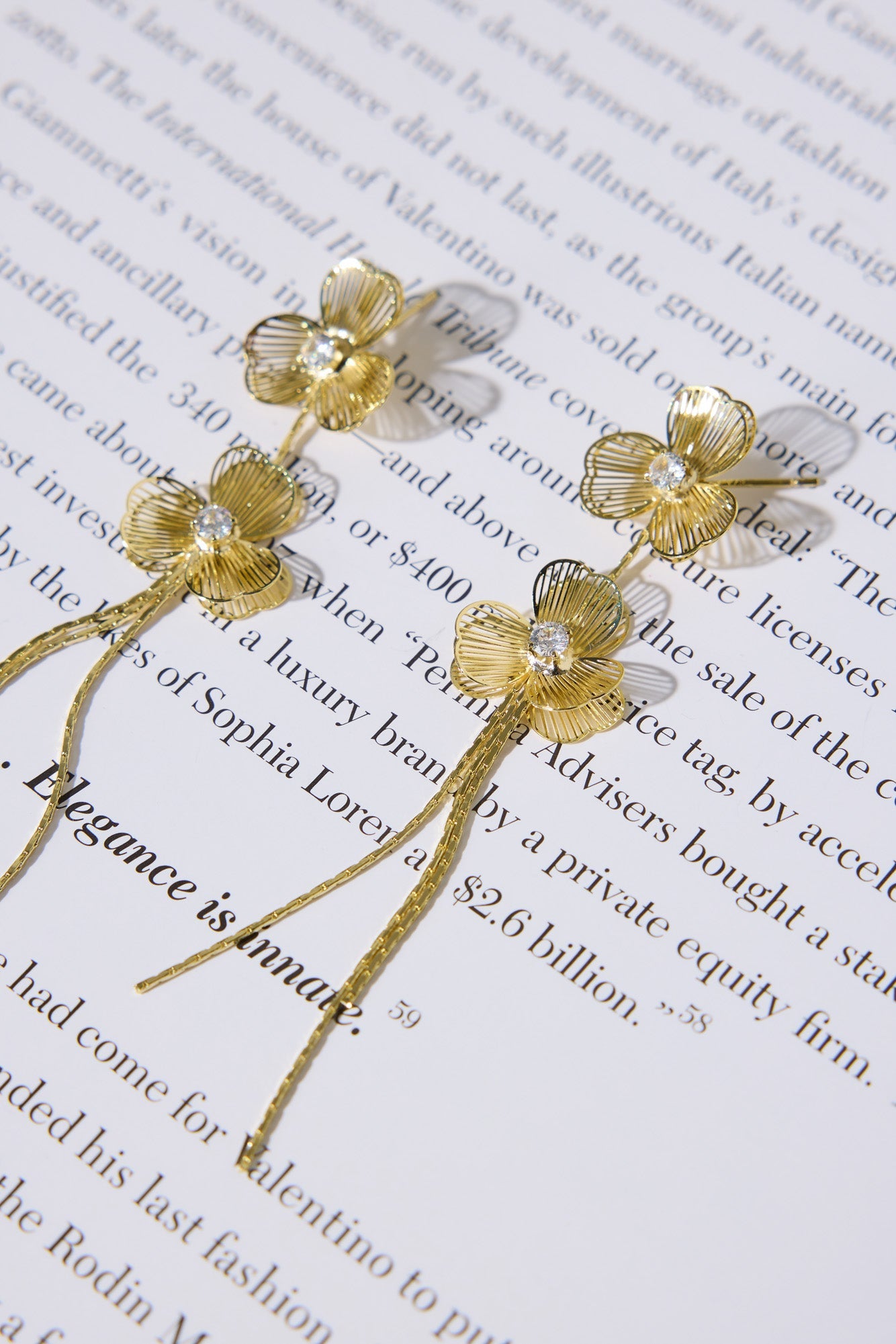 18k Gold Plated Kaitlyn Earrings Gold