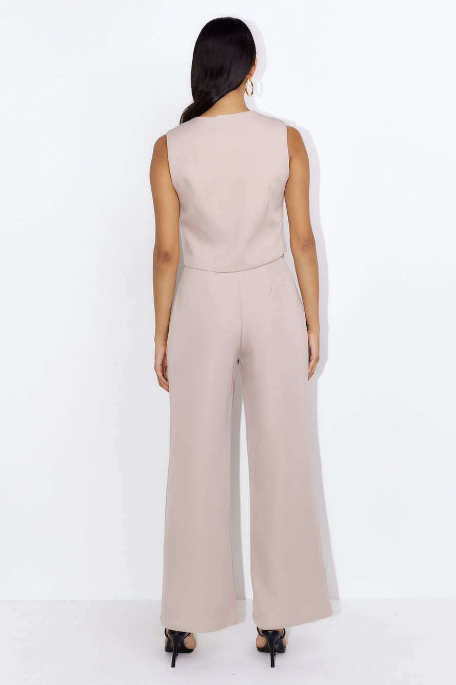 Street Fashion Pants Beige